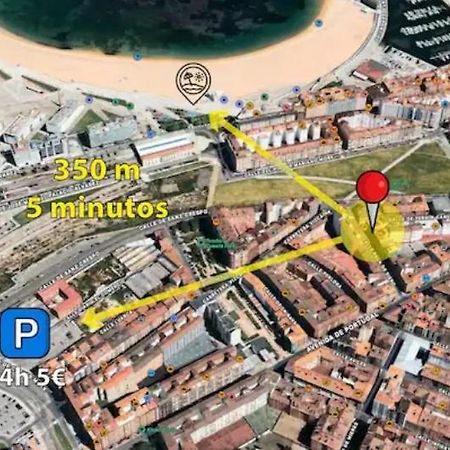 Апартаменти El Trasgu De Laviada A 300M Playa, Puerto, Acuario Хіхон Екстер'єр фото